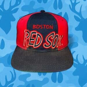 Vintage 90s Boston Red Sox Starter snapback graffiti OSFA